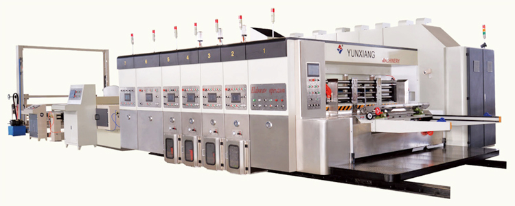 GX系列1200型高速全程吸附水墨印刷開槽模切機